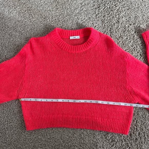 TNA | Open Knit Cropped Sweater Size Small - Picture 7 of 8
